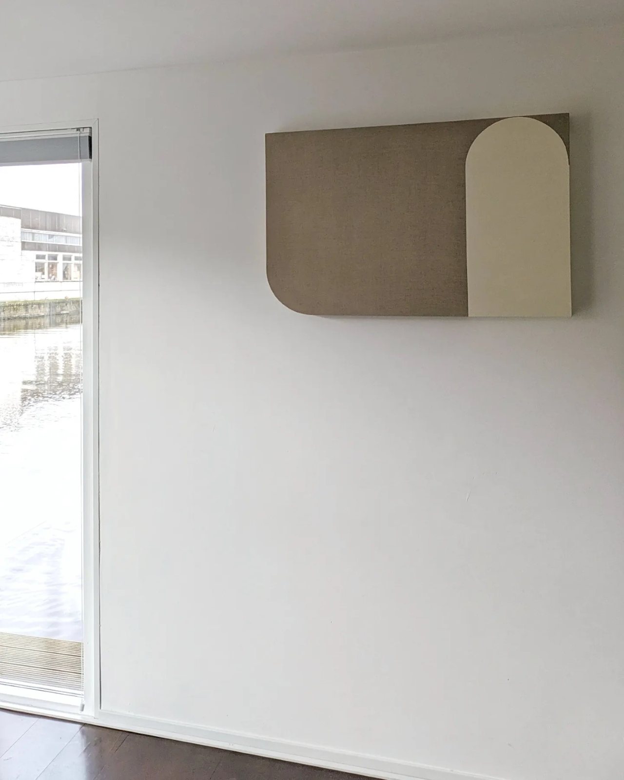 This work in its new habitat, reflecting the water of Amsterdam canals, 2024 · Paintings · Eric Lugtigheid (2/2)