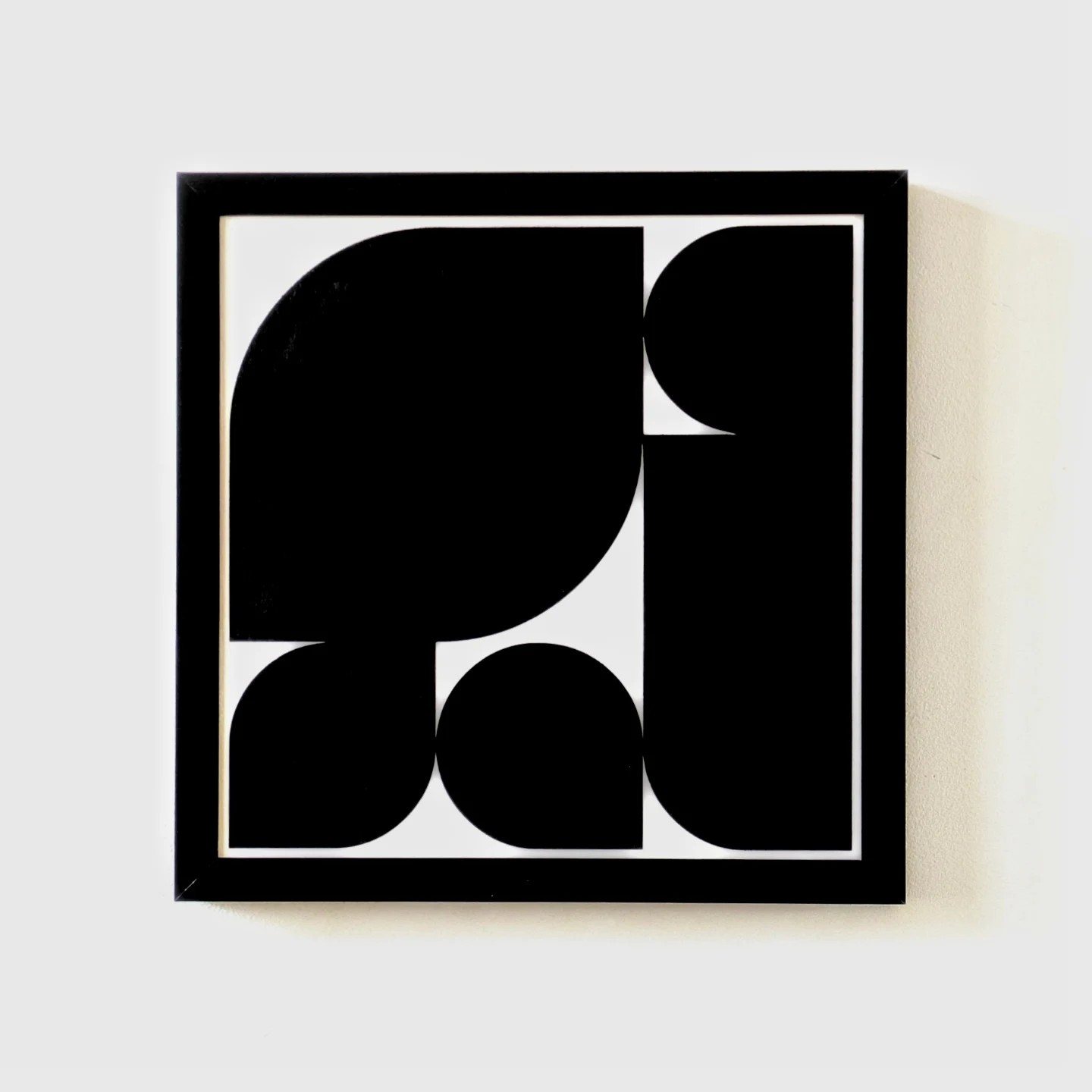 Almost Black | Acrylic on Paper | 30 x 30 cm, 2025 · Prints · Eric Lugtigheid