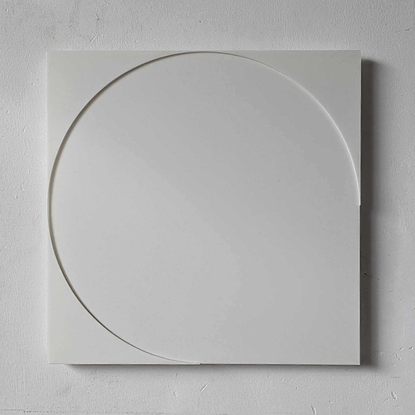 Evolving Square | Glass Fiber | 30 x 30 x 1 cm, 2025 · 3D-Drucke · Eric Lugtigheid