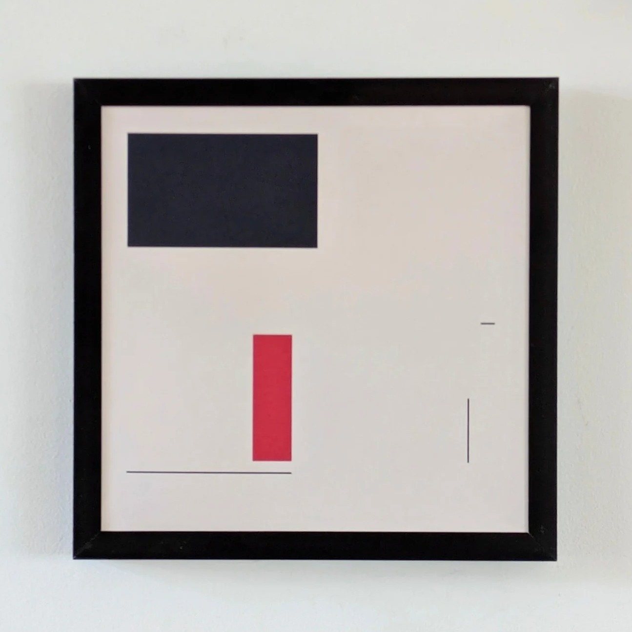 Composition in Black | Red, 2025 · Prints · Eric Lugtigheid