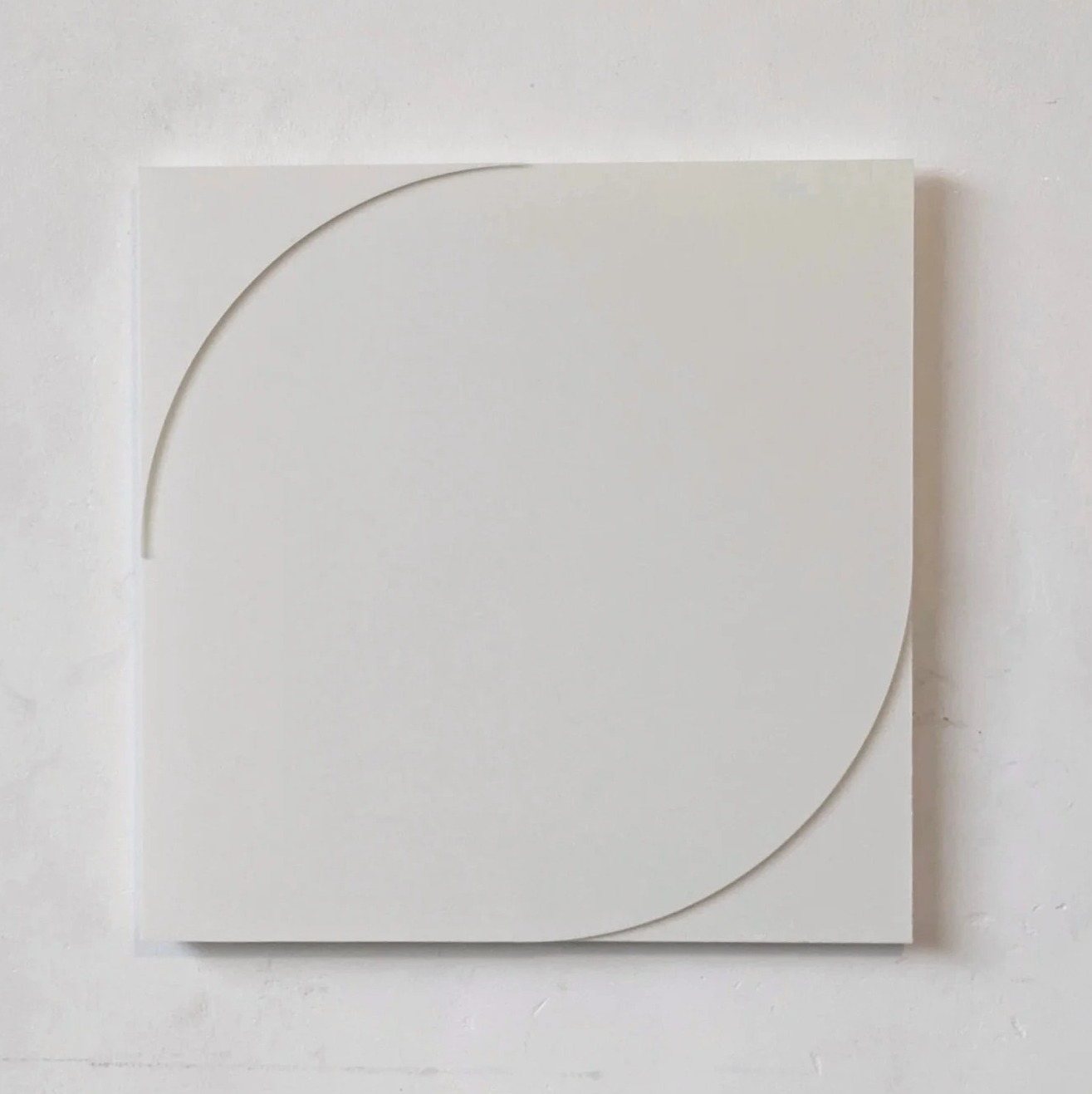 Evolving Square | Glass Fiber | 30 x 30 x 1 cm, 2025 · 3D-Drucke · Eric Lugtigheid