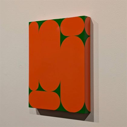 Meticulously orange, 2025 · Paintings · Eric Lugtigheid