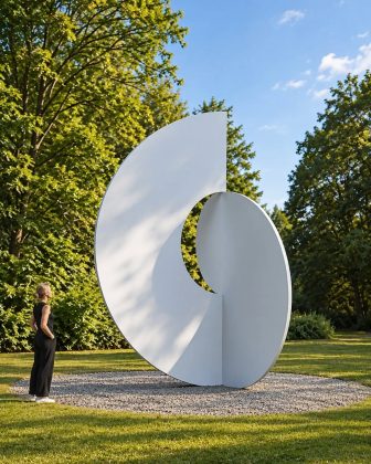 Sketch for a sculpture & Papercut, 2026 · Visualisations · Eric Lugtigheid