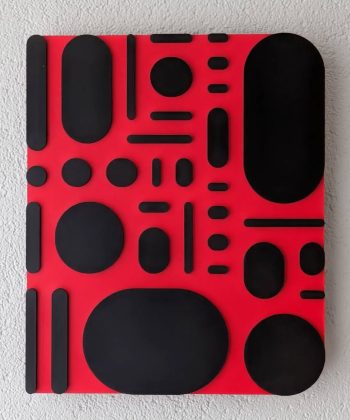 Red under Charcoal, 2026 · 3D prints · Eric Lugtigheid