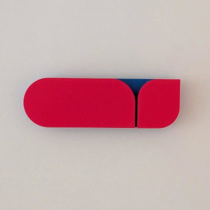 Recessed Blue, 2026 · 3D prints · Eric Lugtigheid